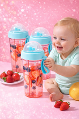 🏆 HydraSip 2-in-1 Fruit Infuser Water Bottle – 1000 ml