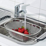 Stainless Steel Colander Oval Shape Big Size