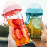 🏆 HydraSip 2-in-1 Fruit Infuser Water Bottle – 1000 ml